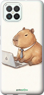 Силиконовый чехол 'Funny Capybara CEO Working' для Huawei Nova 8 SE изображение 1