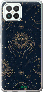 Силиконовый чехол Celestial Harmony: Sun & Moon Gold Mystic Pattern для Huawei Nova 8 SE - 6778u-2126 изображение 