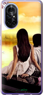 Силіконовий чехол Sunset для Huawei Nova 8 - 6607u-2245 изображение 