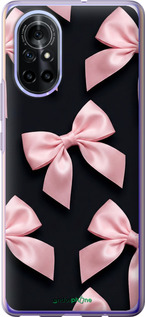 Силиконовый чехол 'Coquette Ribbons Dark Coquette' для Huawei Nova 8 изображение 1