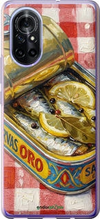 Силиконовый чехол 'Vintage Sardine Tin Phone' для Huawei Nova 8 изображение 3