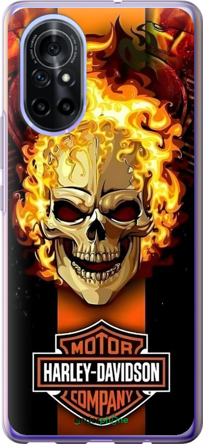 Силиконовый чехол Харлей девидсон для Huawei Nova 8 - 6370u-2245 изображение 