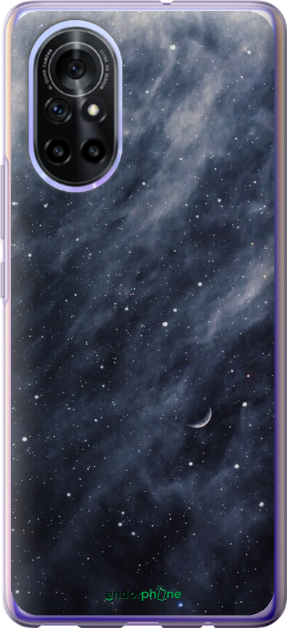 Силиконовый чехол Голубые облака, Голубая луна для Huawei Nova 8 - 6398u-2245 изображение 