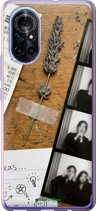 Силиконовый чехол Aesthetic Scrapbook Collage для Huawei Nova 8 - 6773u-2245 изображение 