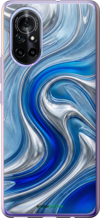 Силиконовый чехол Liquid Chrome для Huawei Nova 8 - 6781u-2245 изображение 
