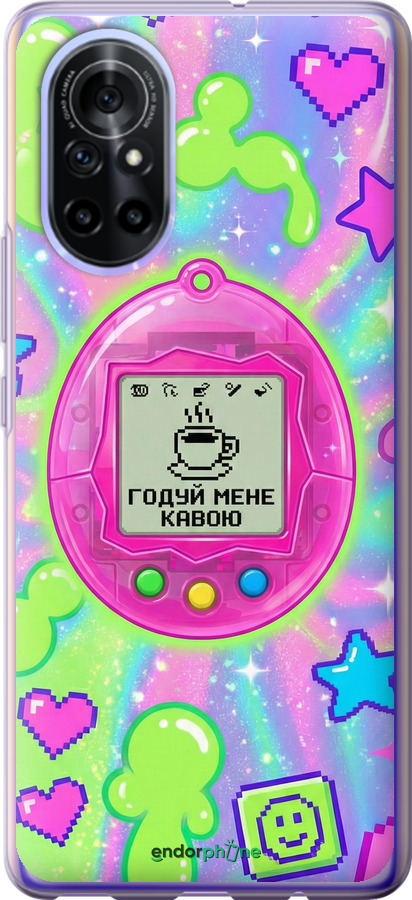 Силиконовый чехол Y2K Aesthetic Retro Pet: Годуй мене кавою для Huawei Nova 8 - 6784u-2245 изображение 