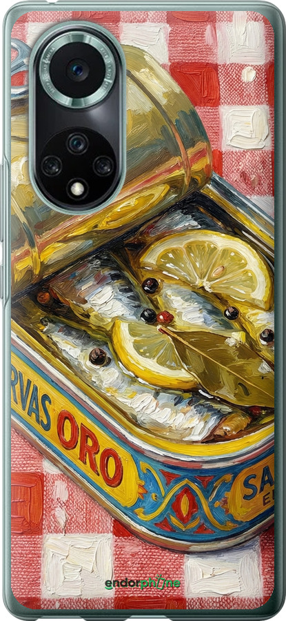 Силиконовый чехол Vintage Sardine Tin Phone для Huawei Nova 9 Pro - 6772u-2503 изображение 