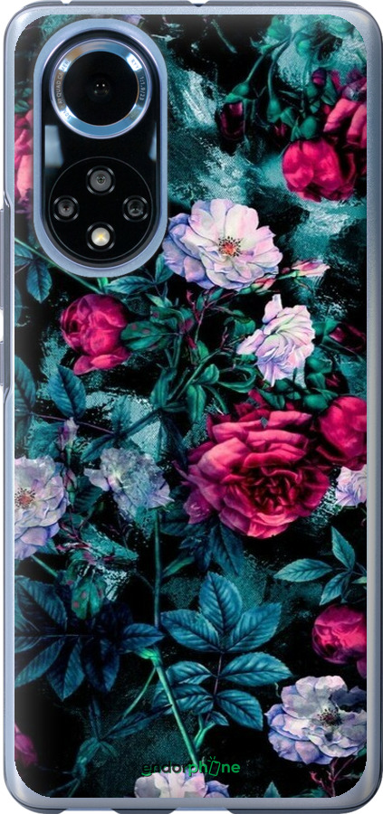 Силиконовый чехол Сад и розы для Huawei Nova 9 - 6483u-2504 изображение 