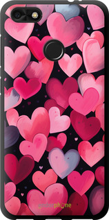 TPU чехол Сердечки 4 для Huawei Nova Lite 2017 - 5662b-1400 изображение 