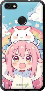 TPU чехол Девочка аниме радуга для Huawei Nova Lite 2017 - 6304b-1400 изображение 