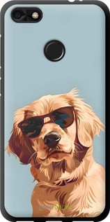 TPU чехол Пес в очках для Huawei Nova Lite 2017 - 6381b-1400 изображение 