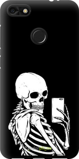 TPU чехол Скелет робить Selfie для Huawei Nova Lite 2017 - 6535b-1400 изображение 
