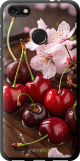 TPU чехол Вишня у шоколаді для Huawei Nova Lite 2017 - 6698b-1400 изображение 