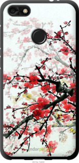 TPU чехол Цветущий куст для Huawei Nova Lite 2017 - 831b-1400 изображение 