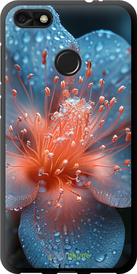 TPU чехол Роса на цветке для Huawei Nova Lite 2017 - 6039b-1400 изображение 