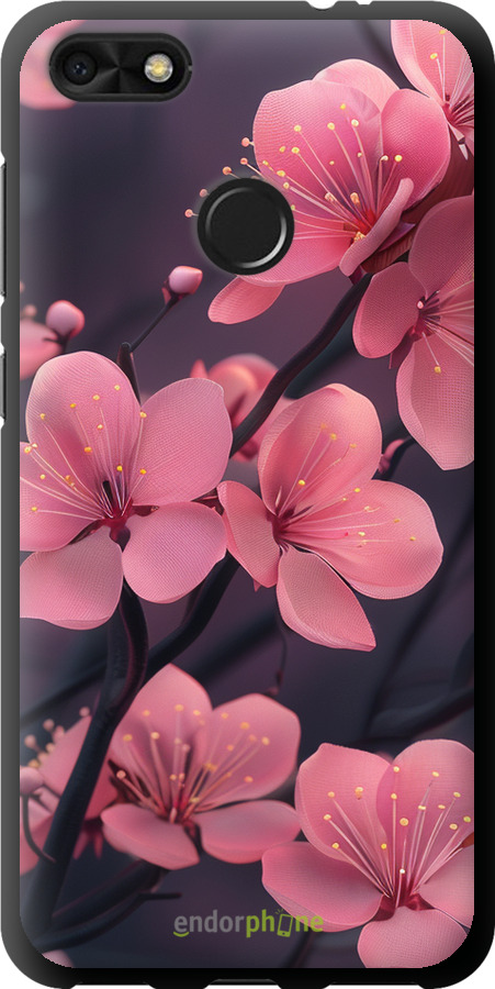 TPU чехол Пурпурная сакура для Huawei Nova Lite 2017 - 6075b-1400 изображение 
