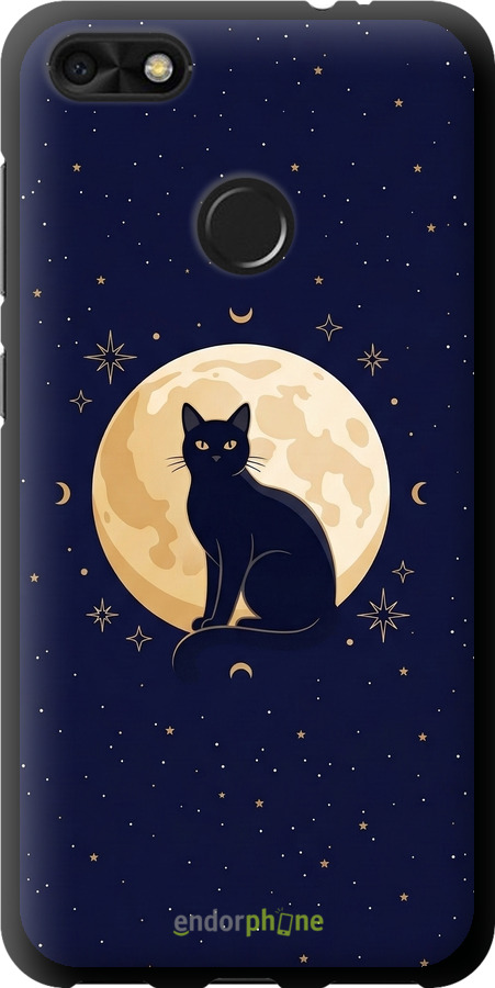 TPU чехол Cute Cat Celestial/Witchy для Huawei Nova Lite 2017 - 6787b-1400 изображение 