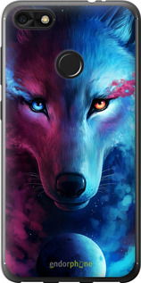 2D пластиковый чехол Арт-волк для Huawei Nova Lite 2017 - 3999t-1400 изображение 
