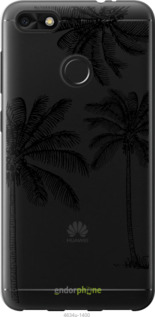 Силіконовий чехол Пальми1 для Huawei Nova Lite 2017 - 4634u-1400 изображение 