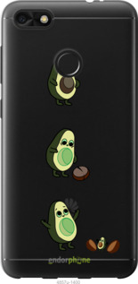 Силіконовий чехол Авокадо 1 для Huawei Nova Lite 2017 - 4857u-1400 изображение 