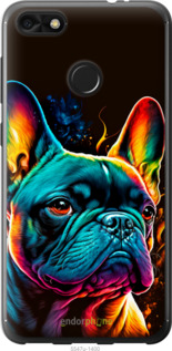 Силиконовый чехол Яркий бульдог для Huawei Nova Lite 2017 - 5547u-1400 изображение 