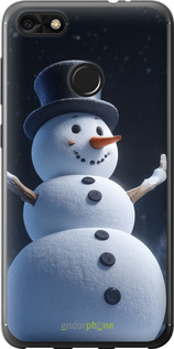 2D пластиковый чехол Снеговик для Huawei Nova Lite 2017 - 5826t-1400 изображение 