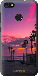 2D пластиковый чехол Пальмы для Huawei Nova Lite 2017 - 5873t-1400 изображение 