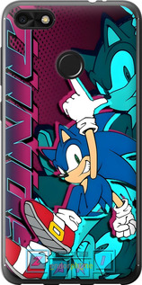 Силіконовий чехол Соник для Huawei Nova Lite 2017 - 6284u-1400 изображение 