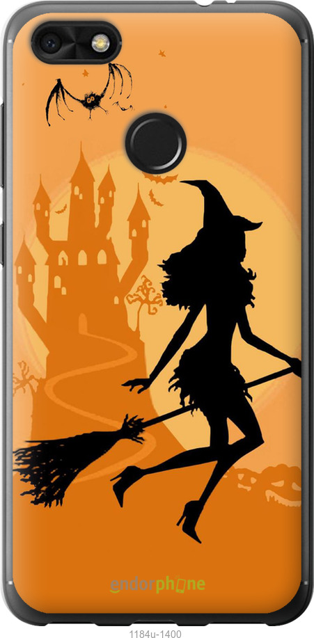 2D пластиковый чехол Ведьма на метле для Huawei Nova Lite 2017 - 1184t-1400 изображение 