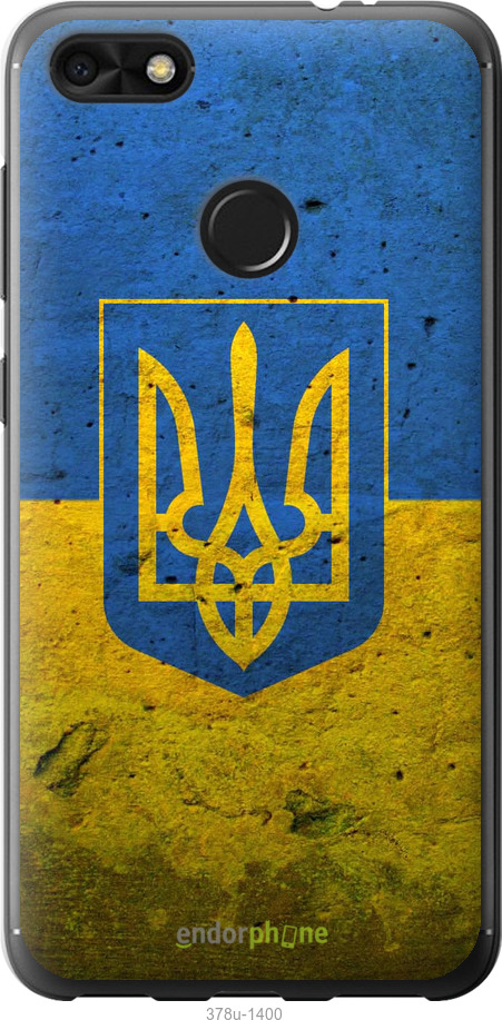 Силиконовый чехол Флаг и герб Украины 2 для Huawei Nova Lite 2017 - 378u-1400 изображение 