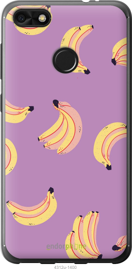 Силиконовый чехол Бананы для Huawei Nova Lite 2017 - 4312u-1400 изображение 
