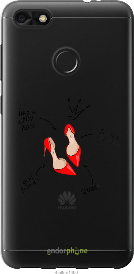 Силіконовий чехол Жінка для Huawei Nova Lite 2017 - 4599u-1400 изображение 