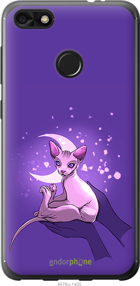 Силиконовый чехол Кот2 для Huawei Nova Lite 2017 - 4676u-1400 изображение 