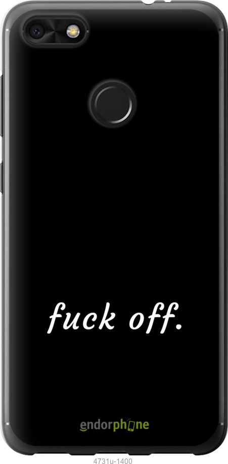 2D пластиковий чехол Fuck off для Huawei Nova Lite 2017 - 4731t-1400 изображение 