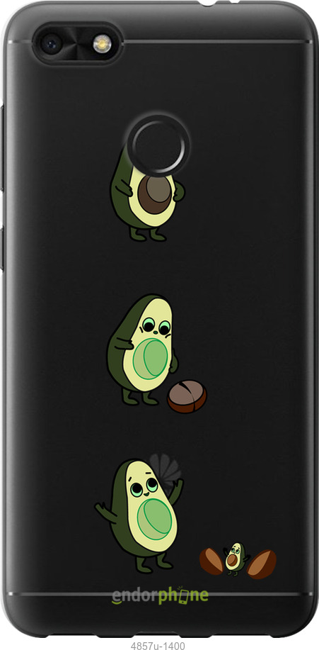 Силіконовий чехол Авокадо 1 для Huawei Nova Lite 2017 - 4857u-1400 изображение 