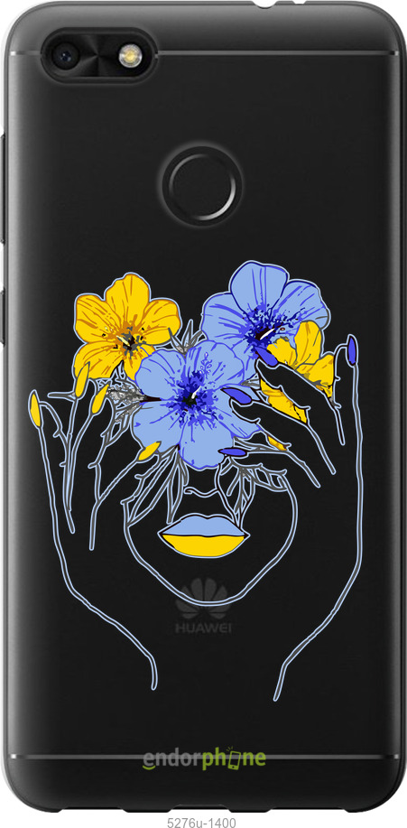 Силіконовий чехол Дівчина v4 для Huawei Nova Lite 2017 - 5276u-1400 изображение 