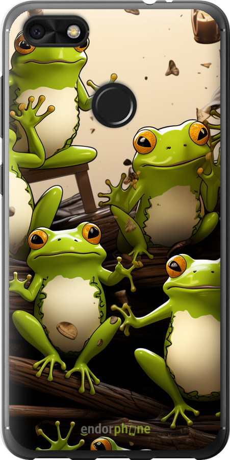 Силіконовий чехол Жабки для Huawei Nova Lite 2017 - 5656u-1400 изображение 