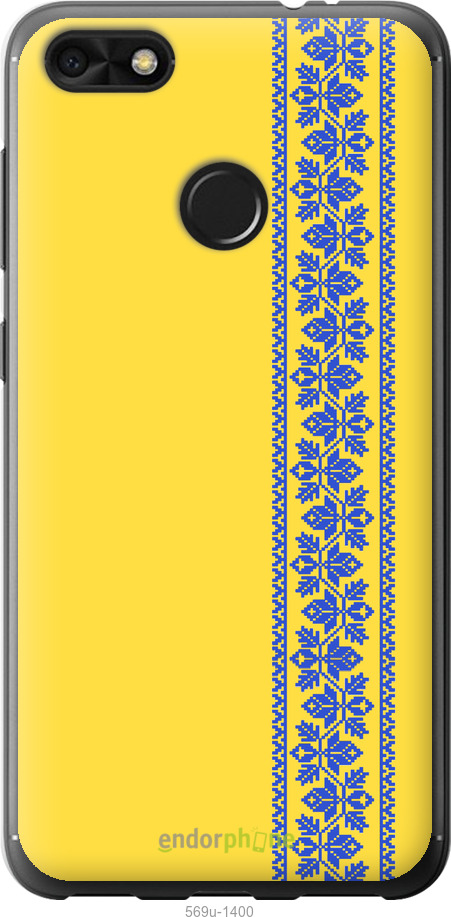 Силиконовый чехол Вышиванка 4 для Huawei Nova Lite 2017 - 569u-1400 изображение 