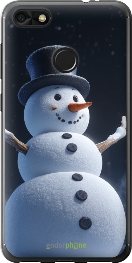 2D пластиковый чехол Снеговик для Huawei Nova Lite 2017 - 5826t-1400 изображение 