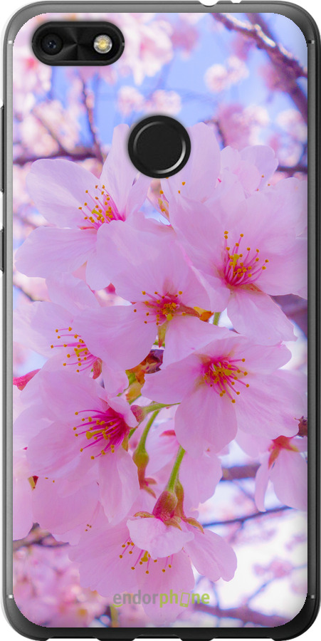 Силиконовый чехол Сакура для Huawei Nova Lite 2017 - 6029u-1400 изображение 