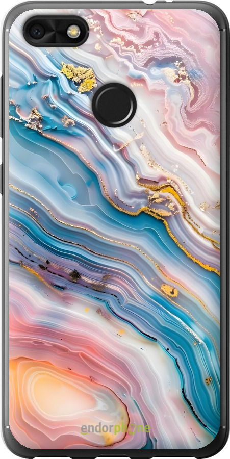 2D пластиковый чехол Мрамор красивый для Huawei Nova Lite 2017 - 6376t-1400 изображение 