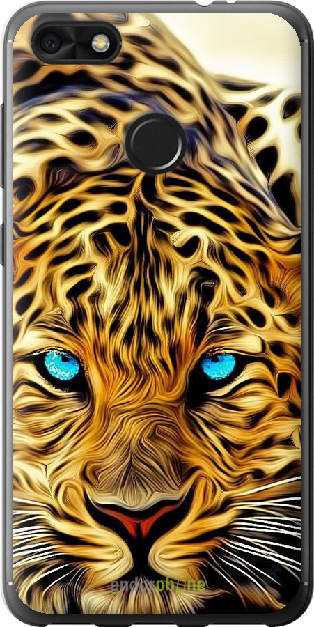 2D пластиковый чехол Леопард для Huawei Nova Lite 2017 - 6611t-1400 изображение 