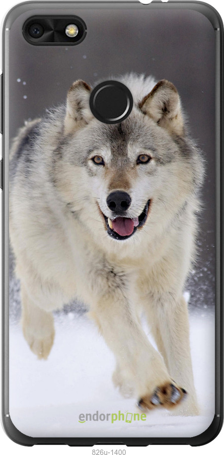2D пластиковый чехол Бегущий волк для Huawei Nova Lite 2017 - 826t-1400 изображение 