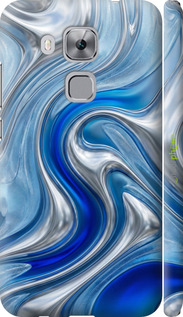 3D пластиковый матовый чехол Liquid Chrome для Huawei Nova Plus - 6781m-961 изображение 