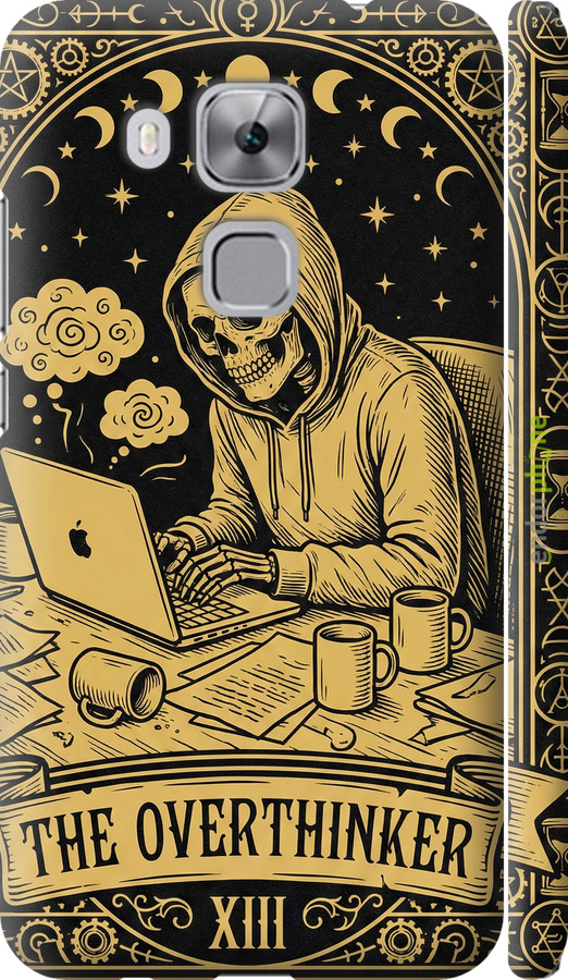 3D пластиковый матовый чехол The Overthinker для Huawei Nova Plus - 6774m-961 изображение 