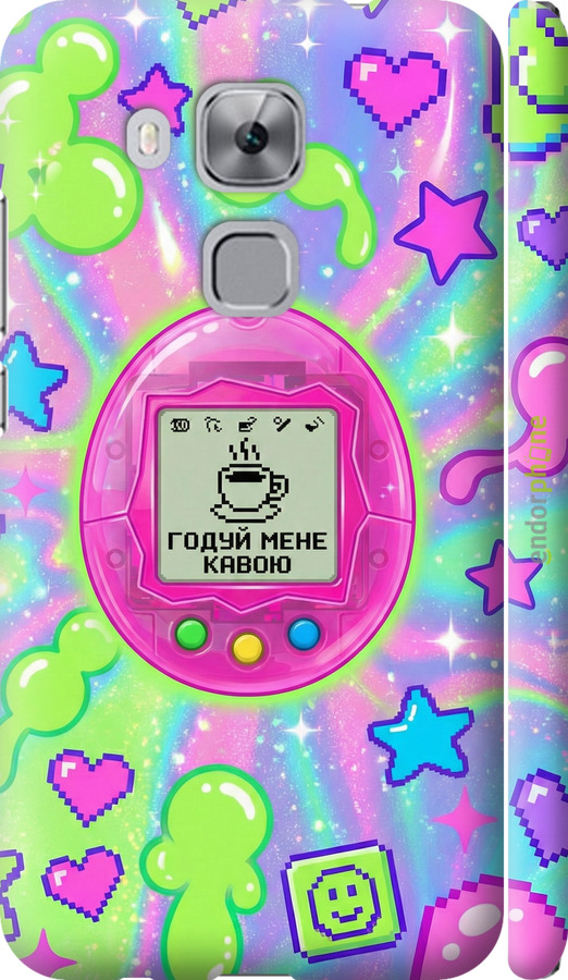 3D пластиковий матовий чехол Y2K Aesthetic Retro Pet: Годуй мене кавою для Huawei Nova Plus - 6784m-961 изображение 