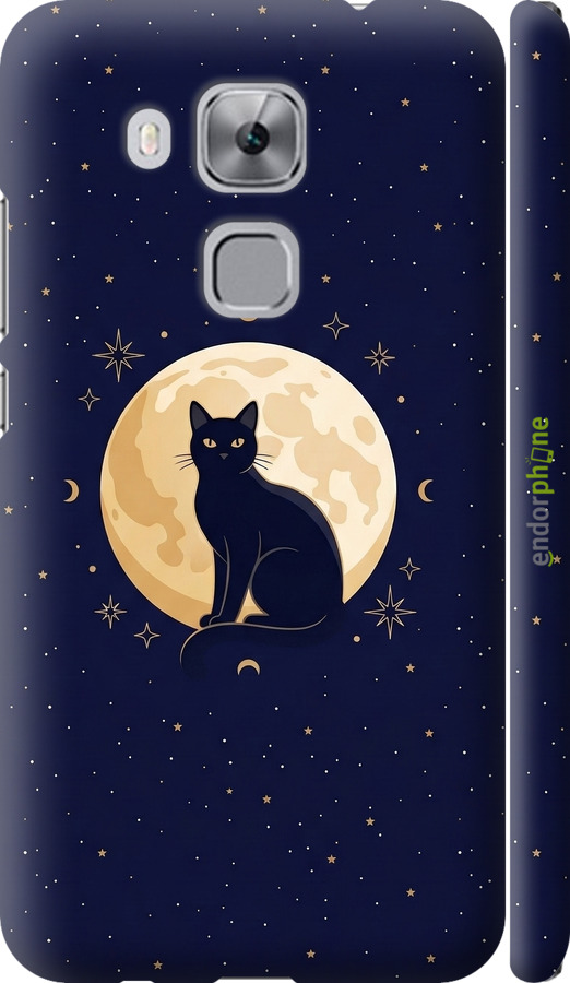 3D пластиковый матовый чехол Cute Cat Celestial/Witchy для Huawei Nova Plus - 6787m-961 изображение 