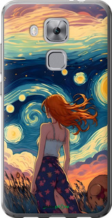 Силиконовый чехол Девушка Арт для Huawei Nova Plus - 6325u-961 изображение 