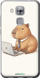 Силиконовый чехол Funny Capybara CEO Working для Huawei Nova Plus - 6777u-961 изображение 