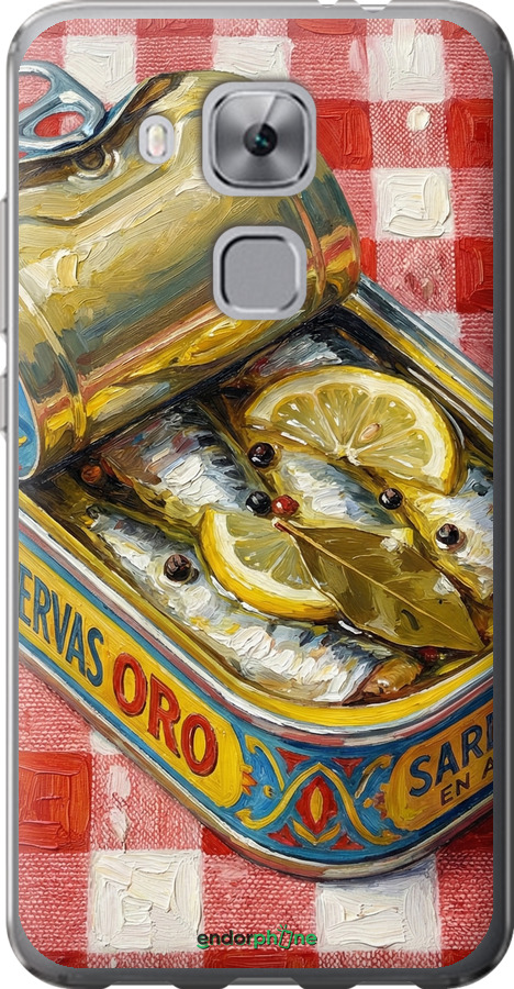 Силиконовый чехол Vintage Sardine Tin Phone для Huawei Nova Plus - 6772u-961 изображение 